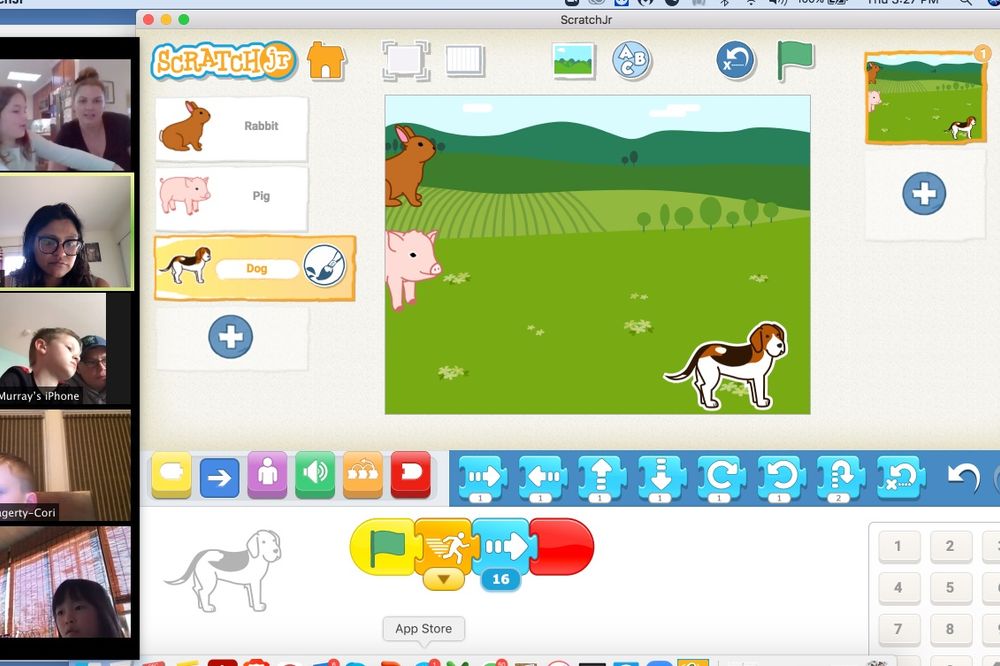 Scratch Jr. Coding Club - Advanced | Small Online Class for Ages 6-8