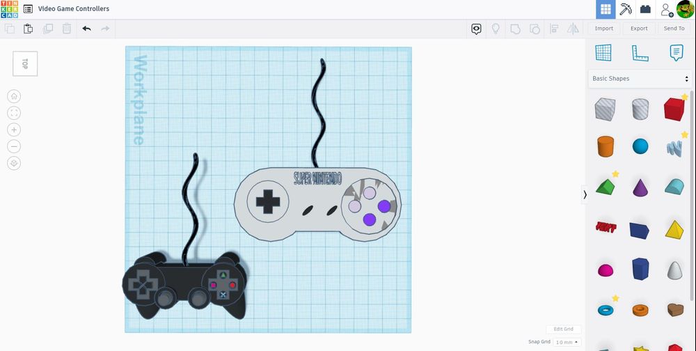 Designing Video Game Controllers TinkerCAD Basics! Online Kids