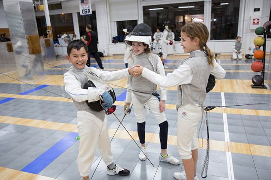 Manhattan Fencing Center Kids Classes on KidPass