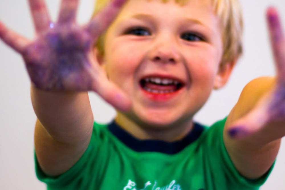 Messy Art & Sensory Play at Genius Kids Club